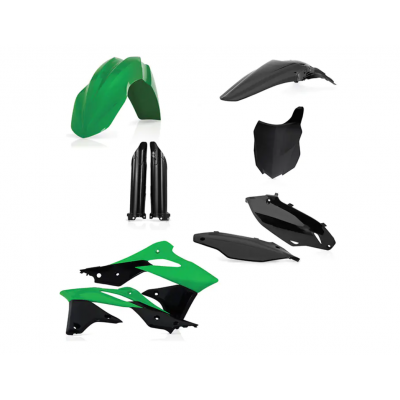 Σετ πλαστικά μοτοσυκλέτας ACERBIS για Kawasaki KX250F 13-16 Green/Black